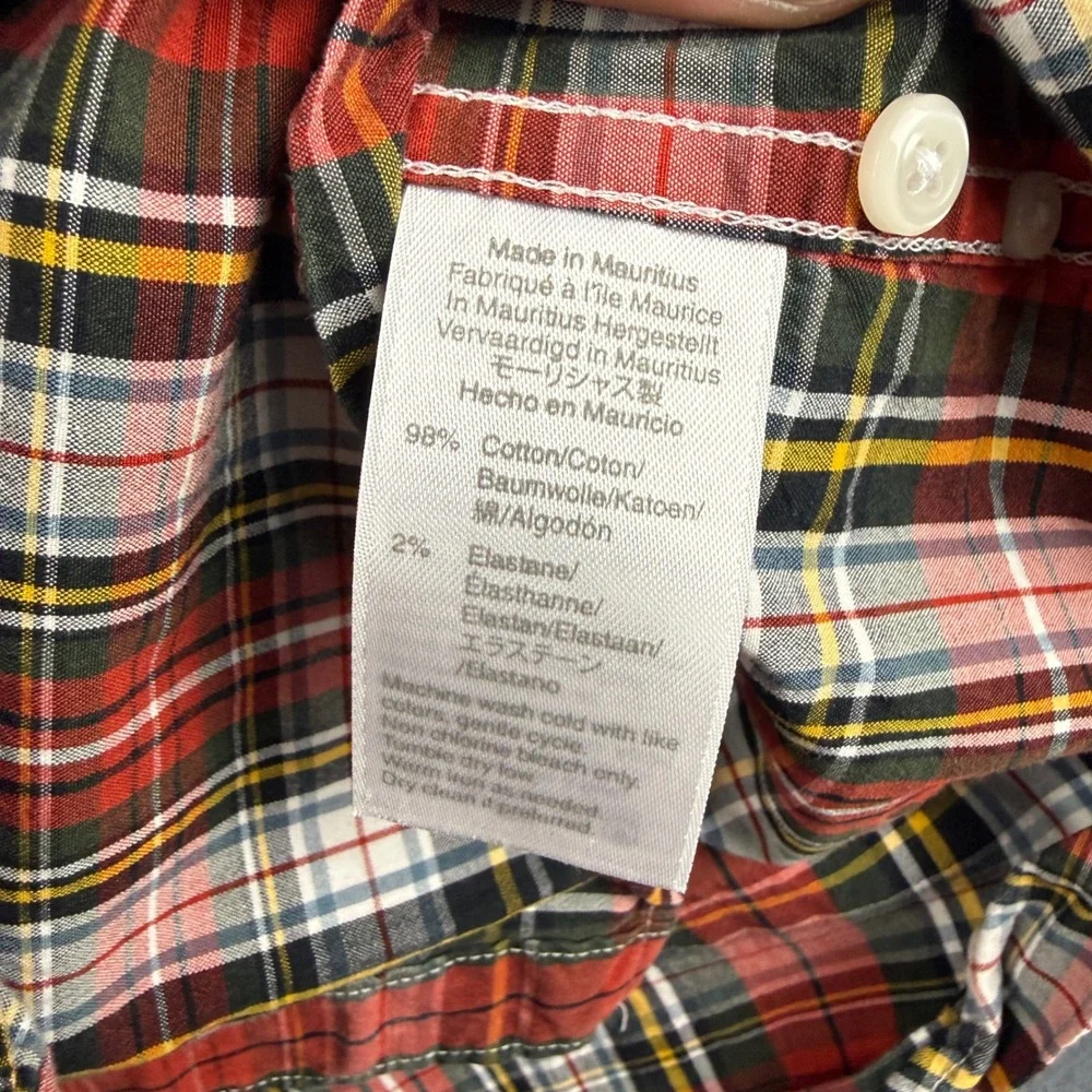 J Crew Shirt Men's L Classic Fit Oxford OXBD Plaid Wash Gingham Check Lot of 4
